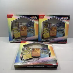 Pokemon TCG Prismatic Evolutions Poster Collection Lot of 3 New - Image 1