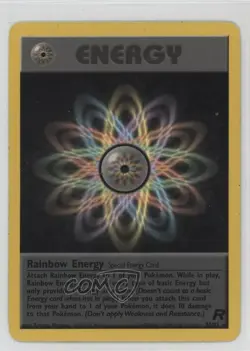 Rainbow Energy Pokemon Team Rocket #80 2000 - Image 1