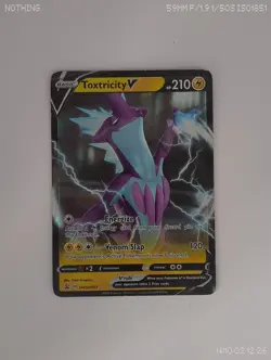 Toxtricity V SWSH017 2020 Black Star Promo Pokemon Card LP - Rare - Pokemon TCG - Image 1