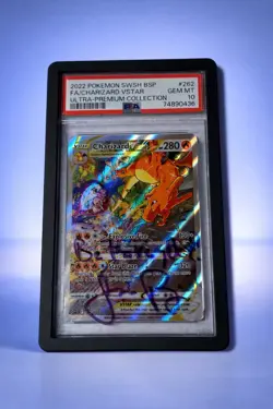 2022Pokemon Charizard Jason Page Signed VSTAR #262 PSA 10 Gem Mint Ultra Premium - Image 1
