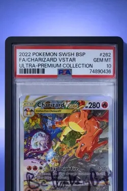 2022Pokemon Charizard Jason Page Signed VSTAR #262 PSA 10 Gem Mint Ultra Premium - Image 3
