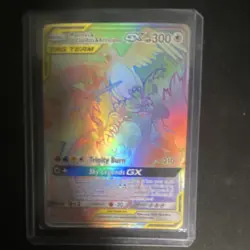 Pokemon TCG Moltres & Zapdos & Articuno GX Secret Rare 69/68 Hidden Fates Holo - Image 1