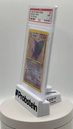 1999 Pokemon Fossil 1st Edition #5 Gengar Holo PSA 9 MINT - Image 2