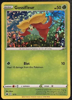 Gossifleur 3/15 - Holo McDonalds 2022 Collection Pokemon TCG - M/LP Card - Image 1