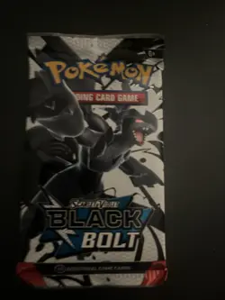Heavy! 22.75g Pokemon TCG SV 10.5 Black Bolt Booster Pack Sealed! - Image 2