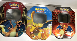 Lot of 3 Charizard Pokemon Tins - Image 1