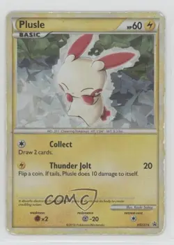 Plusle Pokemon HeartGold & SoulSilver Black Star Promo #HGSS16 2010 - Image 1
