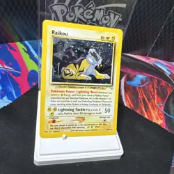 Raikou 13/64 Holo Rare - Neo Revelation - Pokemon TCG 2000 Vintage - Image 1