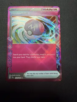 Pokemon Master Ball 153/162 Trainer - Image 1