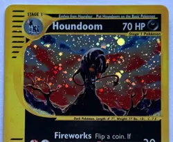 Pokemon TCG Houndoom Aquapolis Holo Rare 2002 H11/H32 - Image 3
