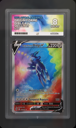Origin Forme Dialga V Pokemon TCG Astral Radiance Secret Art Rare 177/189 Ace 9 - Image 1