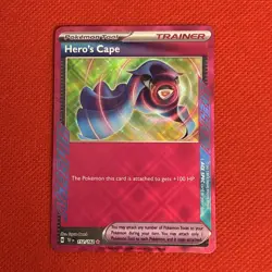 POKEMON {Hero's Cape} Trainer Temporal Forces 152/162 ACE SPEC RARE NM/Unplayed - Image 1