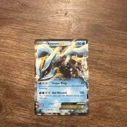 Pokemon TCG Kyurem-EX BW37 BW Black Star Promos Holofoil MP - Image 1