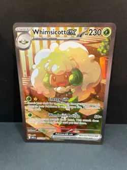 Pokemon Whimsicott ex White Flare Special Illustration Rare 165/086 - Image 1