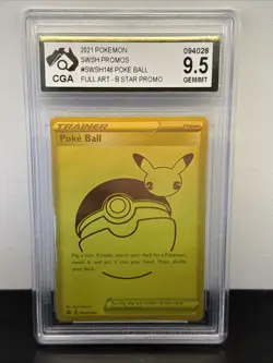 Pokemon TCG Celebrations Ultra Premium Collection Poke Ball SWSH146 CGA 9.5 - Image 1