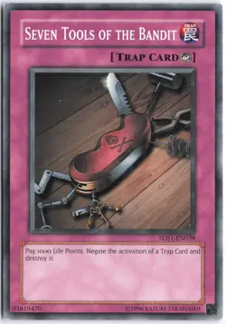 Yugioh - Seven Tools of the Bandit 5DS1-EN039 Unlimited - 5D's 2008 Starter Deck - Image 1