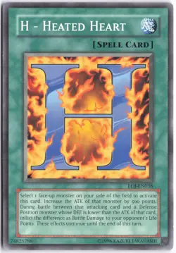 Yugioh - H - Heated Heart EOJ-EN038 Unlimited - Enemy of Justice - Image 1