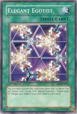 Structure Deck: Lord of the Storm #SD8-EN021 Elegant Egotist - Image 1