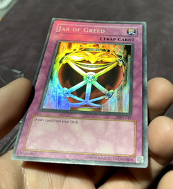Jar of Greed - LON-047 - Super Rare Yugioh TCG VLP - Image 3