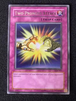 Two-Pronged Attack LOB-061 The Legend of Blue Eyes White Dragon Unlimited - Image 1