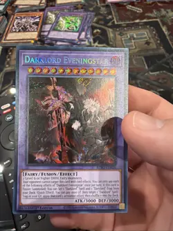 Yu-Gi-Oh! Darklord Eveningstar Secret Rare BPRO-EN036 In Hand! - Image 1