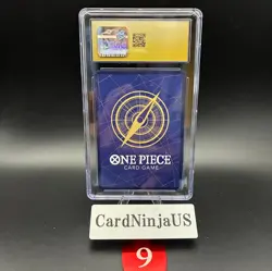 CGC PRISTINE 10 Nami Alt Art OP14-031 SR The Azure Sea's Seven ONE PIECE Card 9 - Image 2