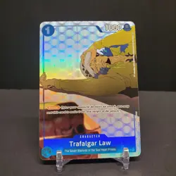 Trafalgar Law Gift Collection 2023 ST03-008 Alt Art Holo Foil Rare One Piece NM - Image 1