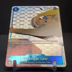 Trafalgar Law Gift Collection 2023 ST03-008 Alt Art Holo Foil Rare One Piece NM - Image 5