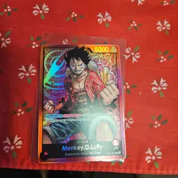 One Piece English Monkey.D.Luffy ST01-001 Leader Foil - Image 1