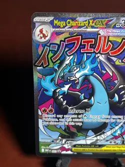 Mega Charizard x EX 023 Engraved Black Star Promo Card - Image 3