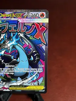 Mega Charizard x EX 023 Engraved Black Star Promo Card - Image 4