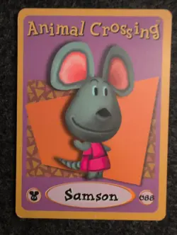 Animal Crossing Samson #088 e-Reader Card - LP - Image 1