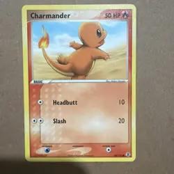 2004 POKEMON TCG EX FIRE RED & LEAF GREEN CHARMANDER CARD 58/112 - Image 1