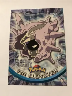 Topps Pokemon Cloyster #91 Series 2 Non-Holo Card Blue Logo - Image 1