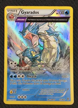 Pokemon Gyarados 21/98 Holo Card - 2015 Set - TCG Basic English - Image 2