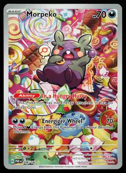 Morpeko 206/182 Holo Illustration Rare Paradox Rift Pokemon Card - Image 1
