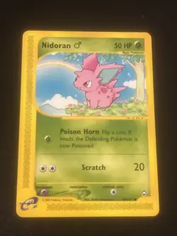 Nidoran - Aquapolis - 96/147 - Vintage Wotc era Pokemon Card - Image 1