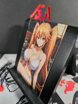 Irina Shido High School DxD Art Card Glitter Anime Sexy Waifu CCG Collectible - Image 3