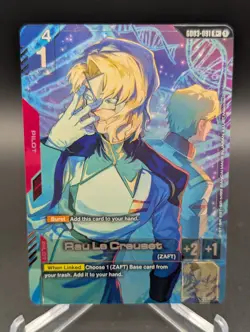 Rau Le Creuset GD03-091 R+ Rare Gundam Card Game Steel Requiem - Image 1