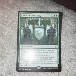 Magic: The Gathering Court of Garenbrig Enchantment Commander Wilds Eldraine Gr… - Image 1