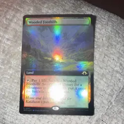 Magic: The Gathering Wooded Foothills Land Modern Horizons 3 Foil 467 - Image 1