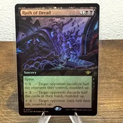 Rush of Dread (Extended Art) Outlaws of Thunder Junction Foil - Image 1