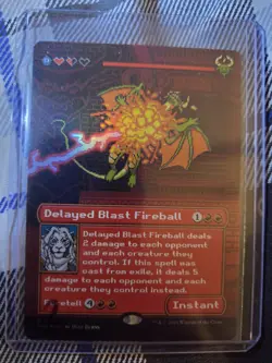 Delayed Blast Fireball (Rainbow Foil) Secret Lair Drop Foil - Image 1