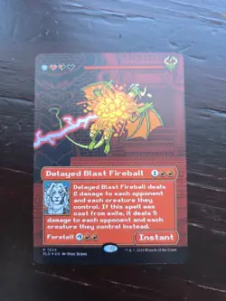Delayed Blast Fireball (Rainbow Foil) Secret Lair Drop Foil - Image 2