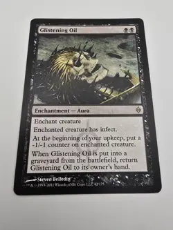 Glistening Oil New Phyrexia Regular- NM - Image 1