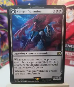 MTG Magic the Gathering Vincent Valentine (125/764) Final Fantasy Non Foil new - Image 1