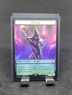 MTG Final Fantasy Wizard/Bird Token Foil - Image 1