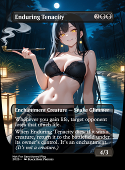 Enduring Tenacity - MTG Anime Custom Playtest - Image 1