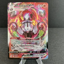 Chandelure VMAX 040/264 Fusion Strike Ultra Rare Holo Pokemon TCG Card - Image 1