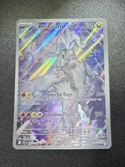 N's Reshiram 167/159 Full Art Holo Pokemon TCG Journey Together JTG - Image 1